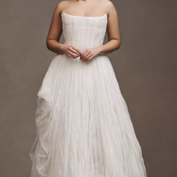 By Watters Dresses & Skirts - Watters Reko Strapless Corset Wedding Gown  - Anthropolgie 8